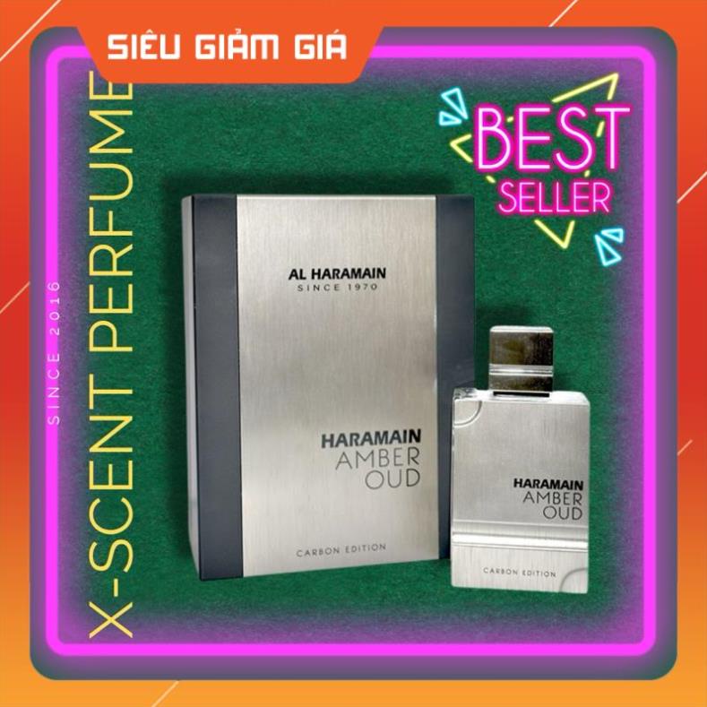 [60ml] Nước Hoa Nam Al Haramain Amber Oud Carbon