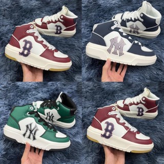 Giày mlb chunky liner high - mlb cổ cao da thật hàng lai au