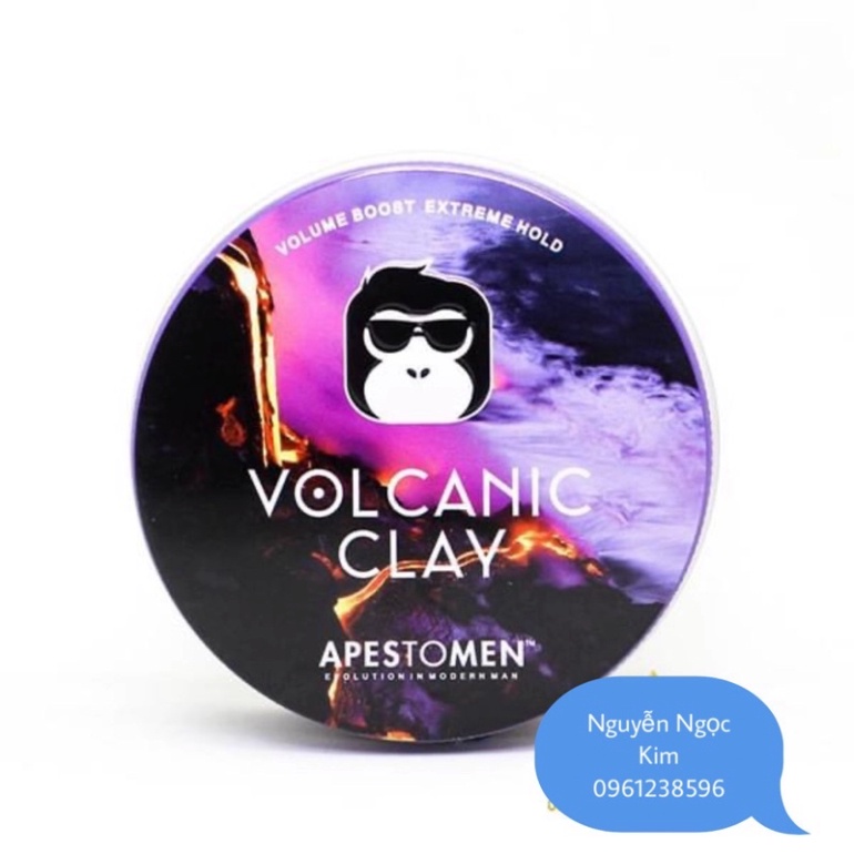 Sáp Vuốt Tóc Nam Không Khô Tóc Volcanic Clay, Sáp Vuốt Tóc Nam Cao Cấp Không Rít Tóc QT88
