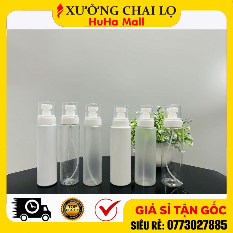 Chai Xịt Phun Sương ❤  Chai Nhựa Pet Xịt Khoáng Đầu Tròn Body Mist
