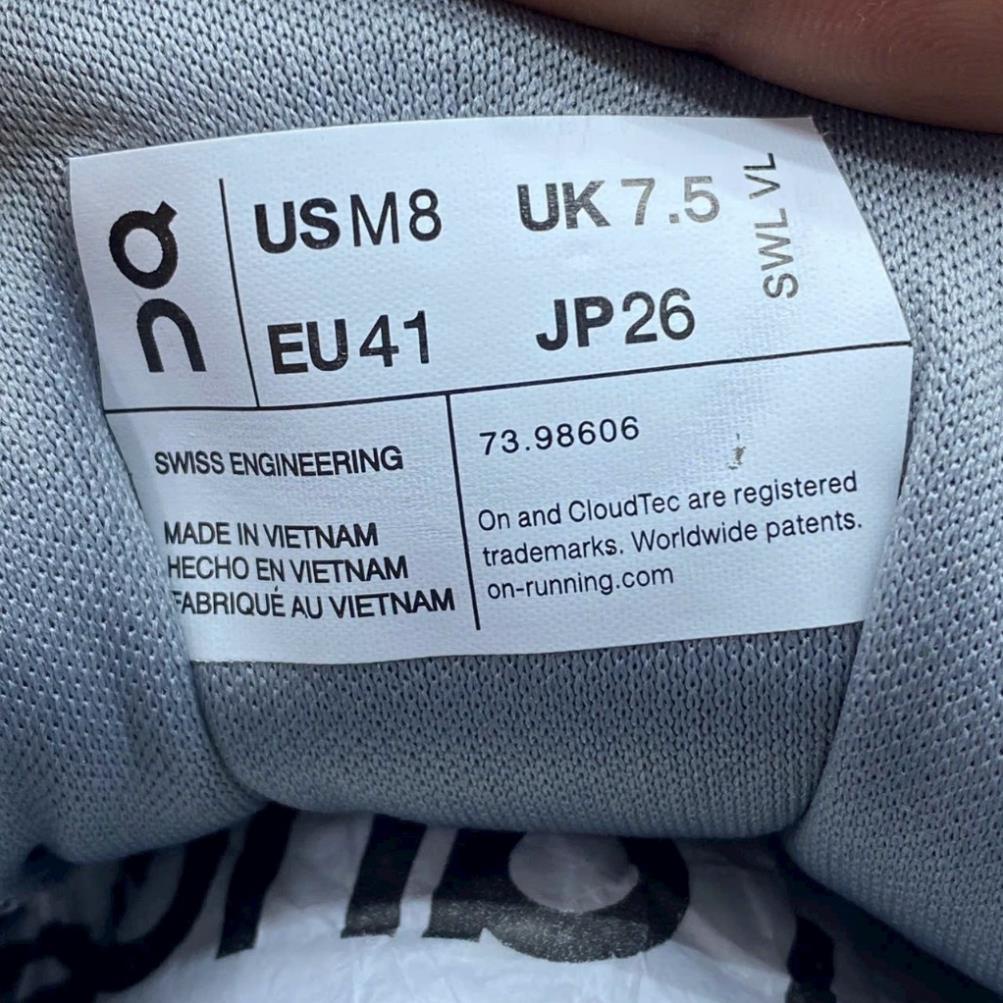 Giày On Cloud Runing Water Proof Nam Nữ  | - FullBox