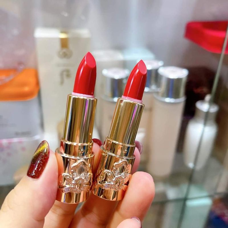 Son Ohui The first mini màu đỏ thuần siêu đẹp mền môi