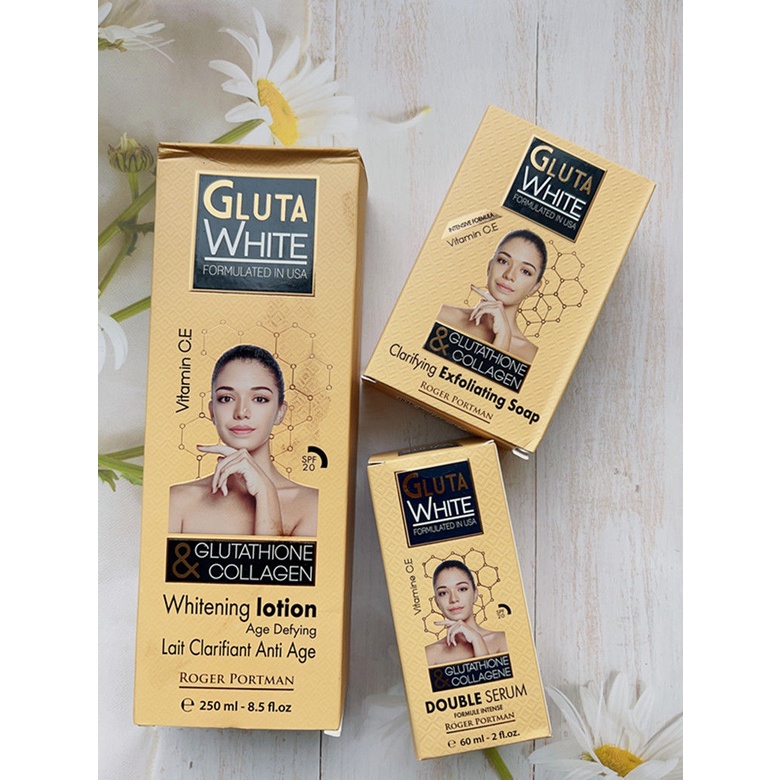 Sữa dưỡng thể Glutathione White Glutathione Collagen Double Essence