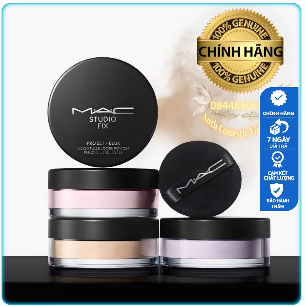 Phấn Phủ Bột MAC 𝐒𝐓𝐔𝐃𝐈𝐎 𝐅𝐈𝐗 𝐏𝐑𝐎 𝐒𝐄𝐓 + 𝐁𝐋𝐔𝐑 𝐖𝐄𝐈𝐆𝐇𝐓𝐋𝐄𝐒𝐒 𝐋𝐎𝐎𝐒𝐄 𝐏𝐎𝐖𝐃𝐄𝐑