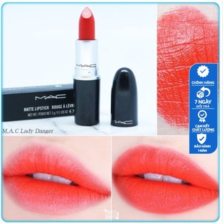 Son Mac Thỏi Matte Đủ Màu Siêu Đẹp, Devoted to chili, Retro Matte, đủ bill,bao check