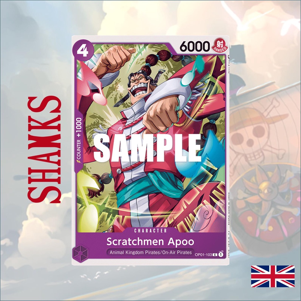 [Thẻ bài One Piece TCG] Scratchmen Apoo - OP01-103 - Common