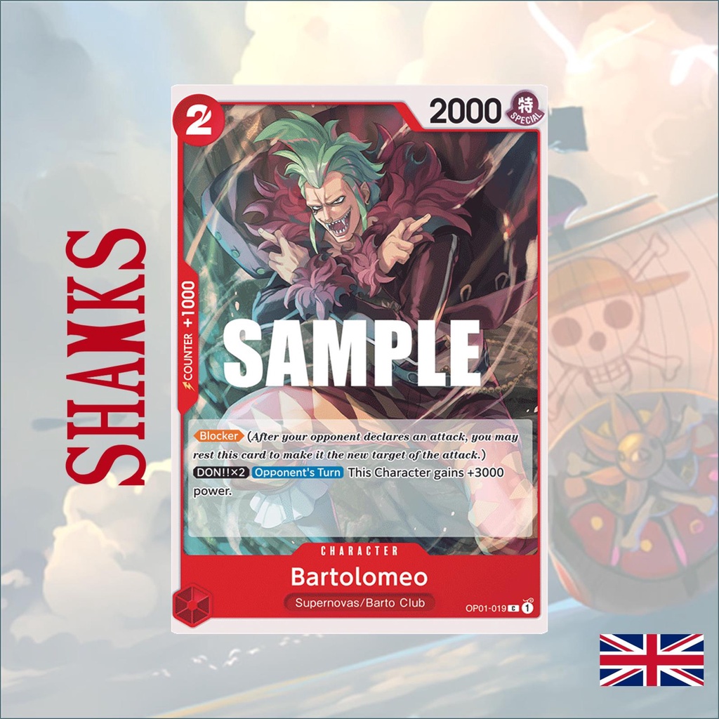 [Thẻ bài One Piece TCG] Bartolomeo - OP01-019 - Common