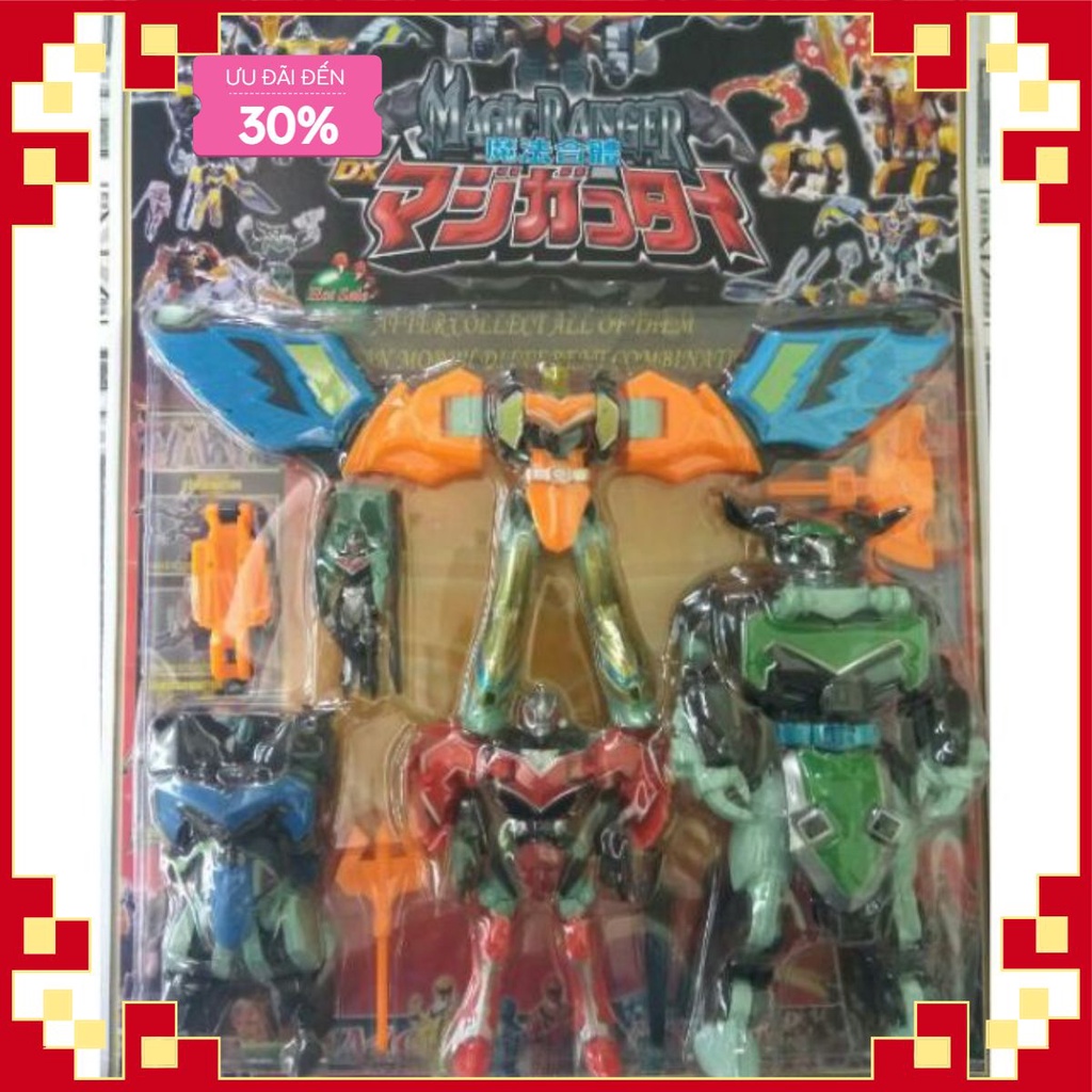 Mô hình Bộ ráp siêu nhân phép thuật MagicRanger