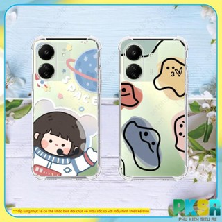 Ốp lưng dẻo trong chống sốc Xiaomi Redmi 13C / Poco C65 in hình họa tiết hoạt hình, nhiều mẫu độc đáo mới
