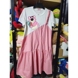 Thanh lý. đầm babydol gấu dâu dưới 55kg. tl307