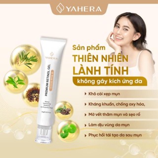 Gel chấm mụn cao cấp YAHERA Premium Retinol Gel Giảm mụn, xẹp mụn, khô còi