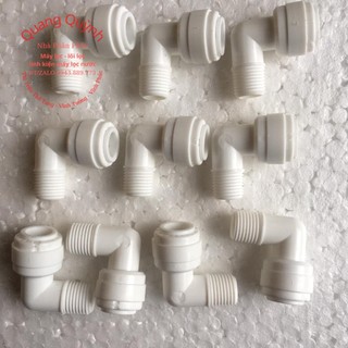10 chiếc cút góc nối nhanh ren 13 dây 10mm, cút số 1 máy lọc