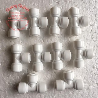 10 chiếc cút T 3 đầu nối nhanh 6mm