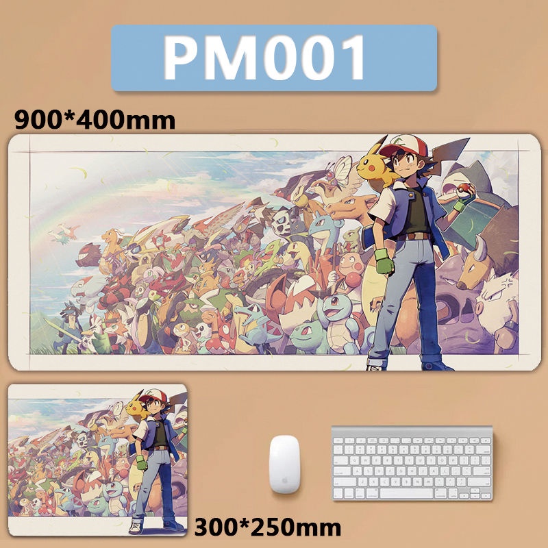 Tấm Lót Chuột Máy Tính In Hình pokemon Xinh Xắn