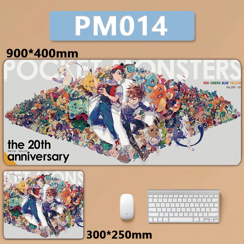 Tấm Lót Chuột Máy Tính In Hình pokemon Xinh Xắn