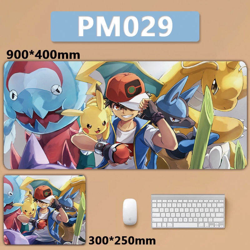 Tấm Lót Chuột Máy Tính In Hình pokemon Xinh Xắn