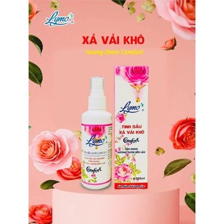 Chai xịt tinh dầu xả vải khô lymo hương comffort 100ml