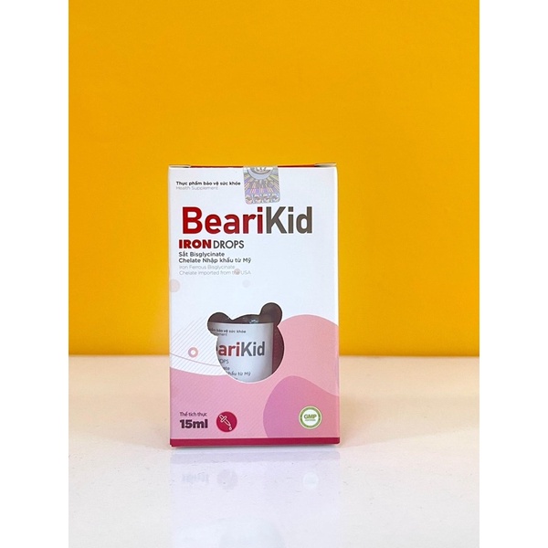 [CHÍNH HÃNG] Sắt Zeambi Sắt Hữu Cơ Bearikid Cho Bé