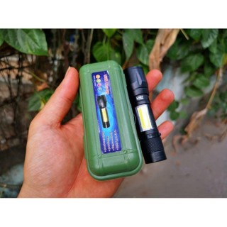 ♥freeship♥ đèn pin mini siêu sáng police cao cấp - đèn pin mini led siêu sáng chống nước giá rẻ
