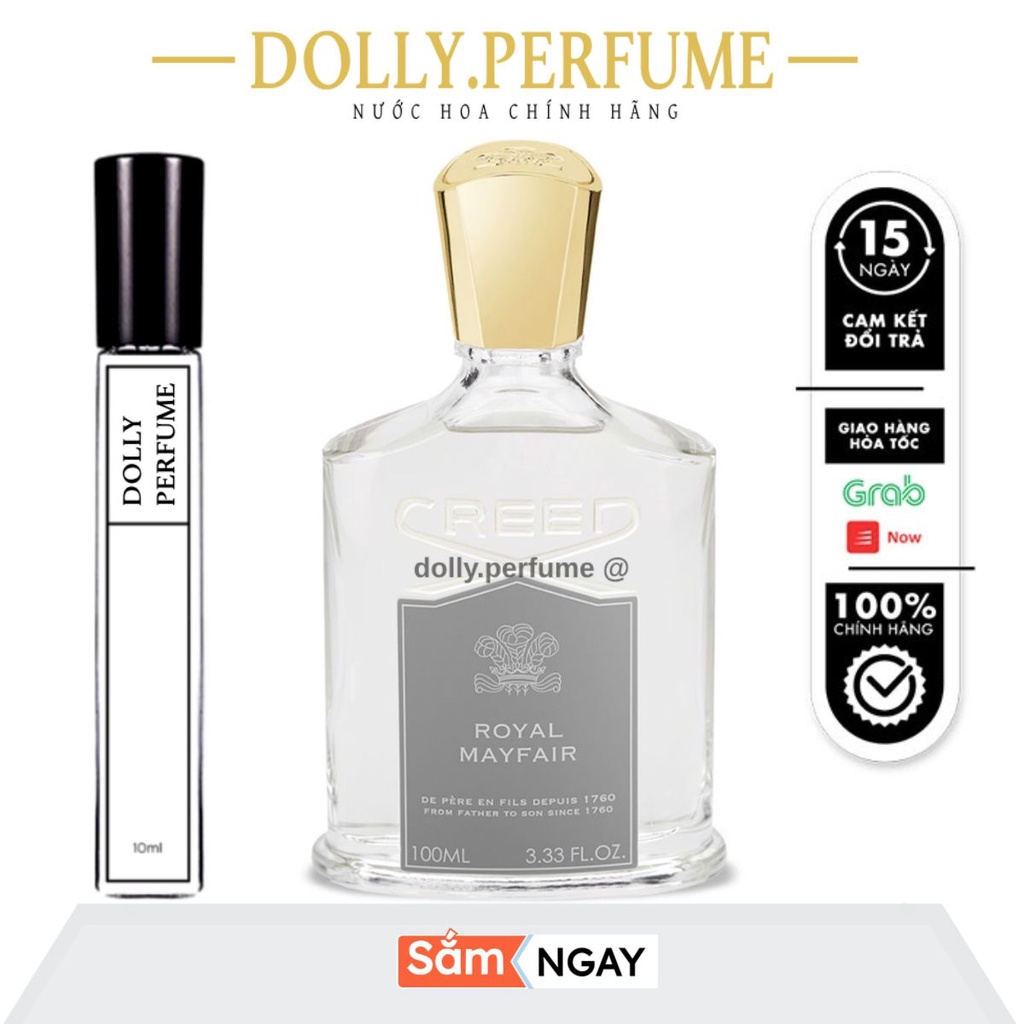 Tester Nước hoa dùng thử Creed Royal Mayfair EDP 10ml