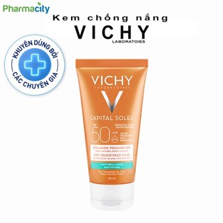Kem chống nắng vichy capital soleil anti brillance mattifying spf50+ uvb+uva 50ml