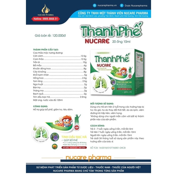 Thanh Phế Nucare