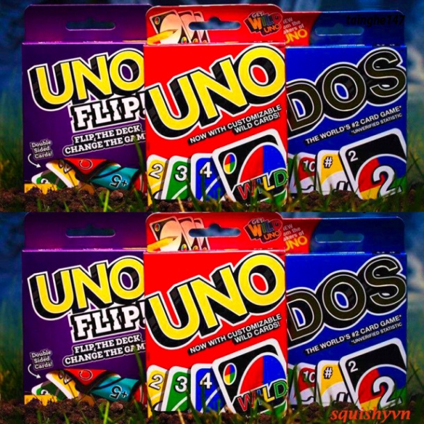 [Hàng loại 1] Bộ bài Uno không ngừng mở rộng 112 lá siêu cấp Uno Flip Uno Dare Uno Harry Potter Uno 