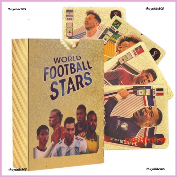 Bộ Sưu Tập Thẻ Bài Cầu Thủ soccer 50 Thẻ