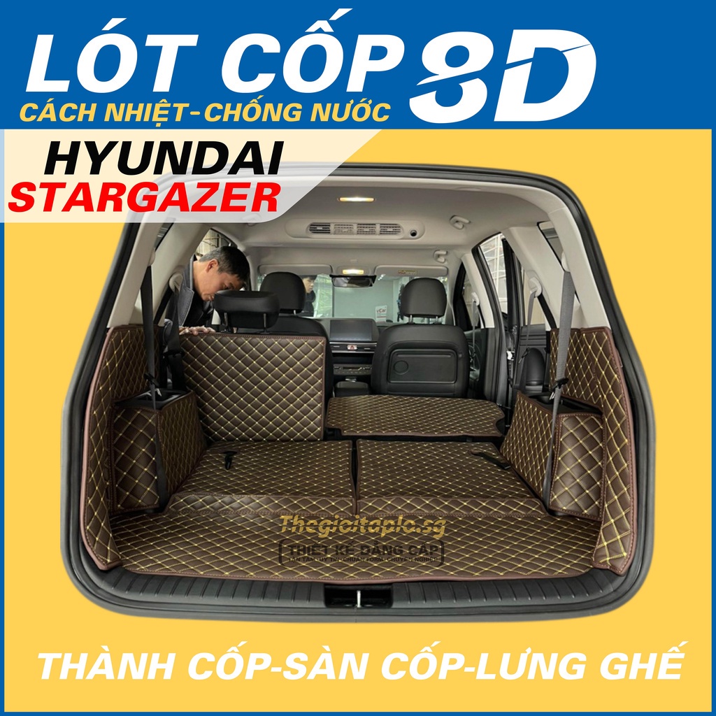 Thảm lót Full Cốp da 5D 6D 8D Chống nước,chống trầy xước sang trọng dành cho ô tô