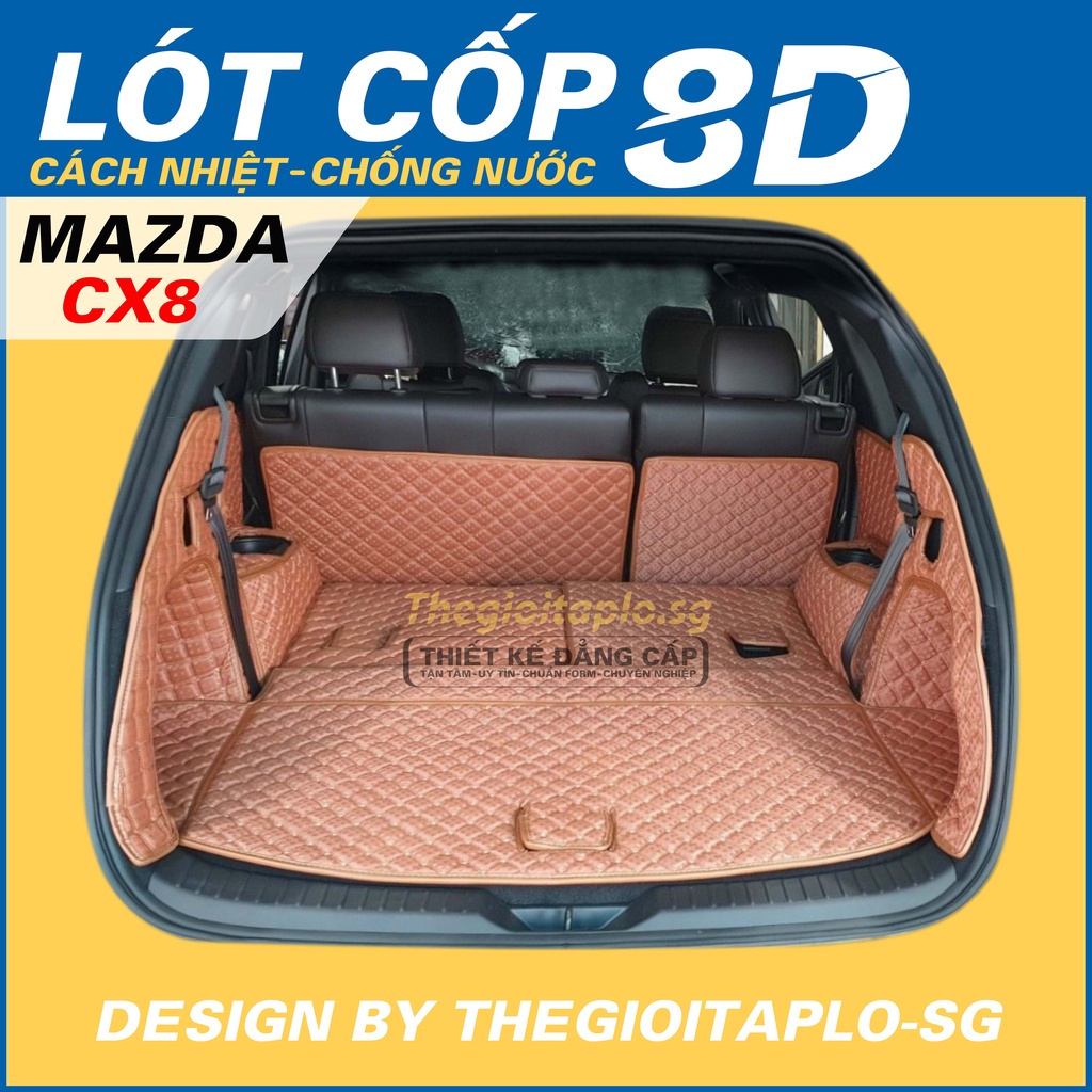 Thảm lót Full Cốp da 5D 6D 8D Chống nước,chống trầy xước sang trọng dành cho ô tô