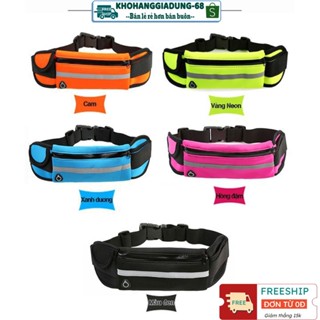 Túi Đeo Hông Đeo Bụng Nam, Nữ Chạy Bộ, Tập Gym, Leo Núi Có Lỗ Luồn Tai Nghe Và Kèm Cài Chai Nước Tiện Lợi