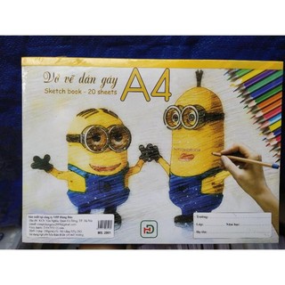 Vở vẽ a4 hd dày đẹp