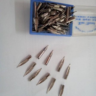 Combo 10 ngòi bút trơn(ngòi bút kim thành 52, bút Ngòi trơn MG, ngòi bút máy tẩy...)