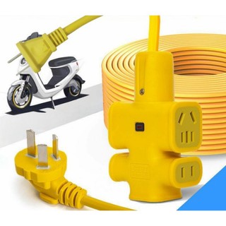 Ổ cắm điện dài 30m đúc chống vỡ cháy nổ kèm phích cắm và dây cao cấp.