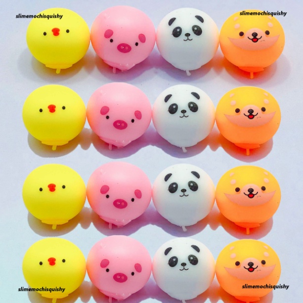 ⚡ HOT TREND ⚡ Squishy Mochi Cutes quishy bánh bao trắng hàng loại 1 thơm kẹo singum bigbabol và siêu