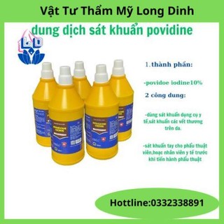 Dung dịch sát trùng vết thương povidon 500ml , cồn iot sát khuẩn ngoài da