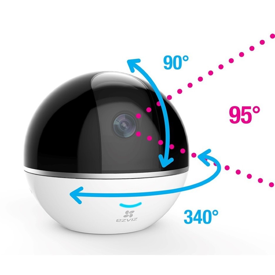 Camera wifi đa năng Ezviz C6W  2K Quay quét 360 độ