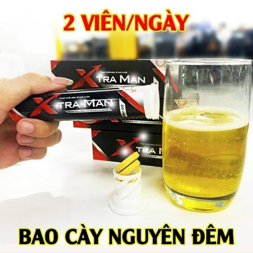 XTRA MAN VIÊN SỦI TĂNG CƯỜNG SINH LÝ NAM SANTEX  Tráng Dương Bổ Thận Kéo Dài Thời Gian XMARVEL
