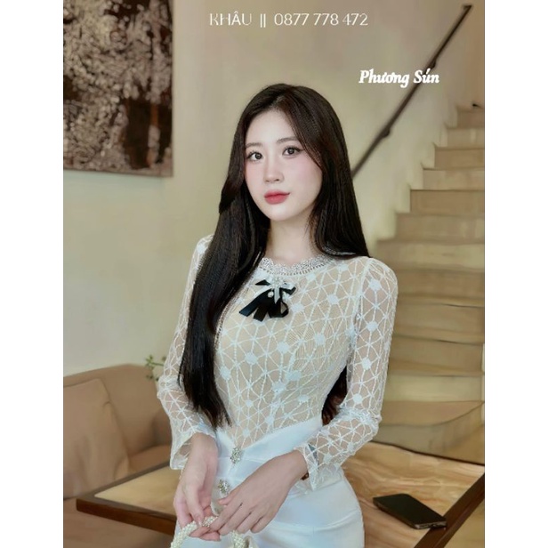 Váy Body ren phối tuyết mưaSml xl 💯HÀNG THIẾT KẾ TẾT 2024 💖