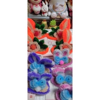 Kẹp Tóc Handmade Bằng Kẽm Nhung