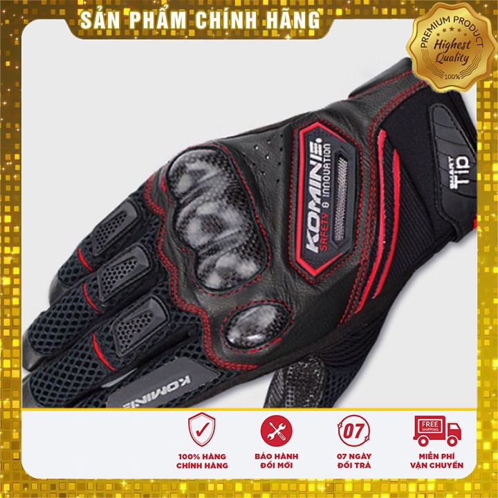 Găng tay xe máy pkl Komine Gk167