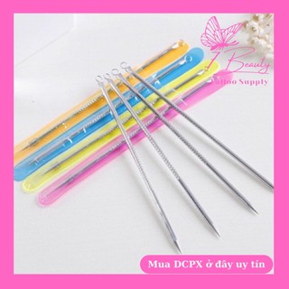 12 Cây Nặn Mụn 2 Đầu - 8cm Thép Không Rỉ L009