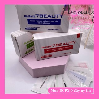 (HỘP 500kim)Kim Dài 1-3-5-7 Dùng Cho Máy Phổ Thông Phun Xăm