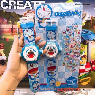 Đồng hồ chiếu hình doremon doraemon 3D điện tử đeo tay đủ hình hero phim hoạt hình hấp dẫn cho bé trai và bé gái