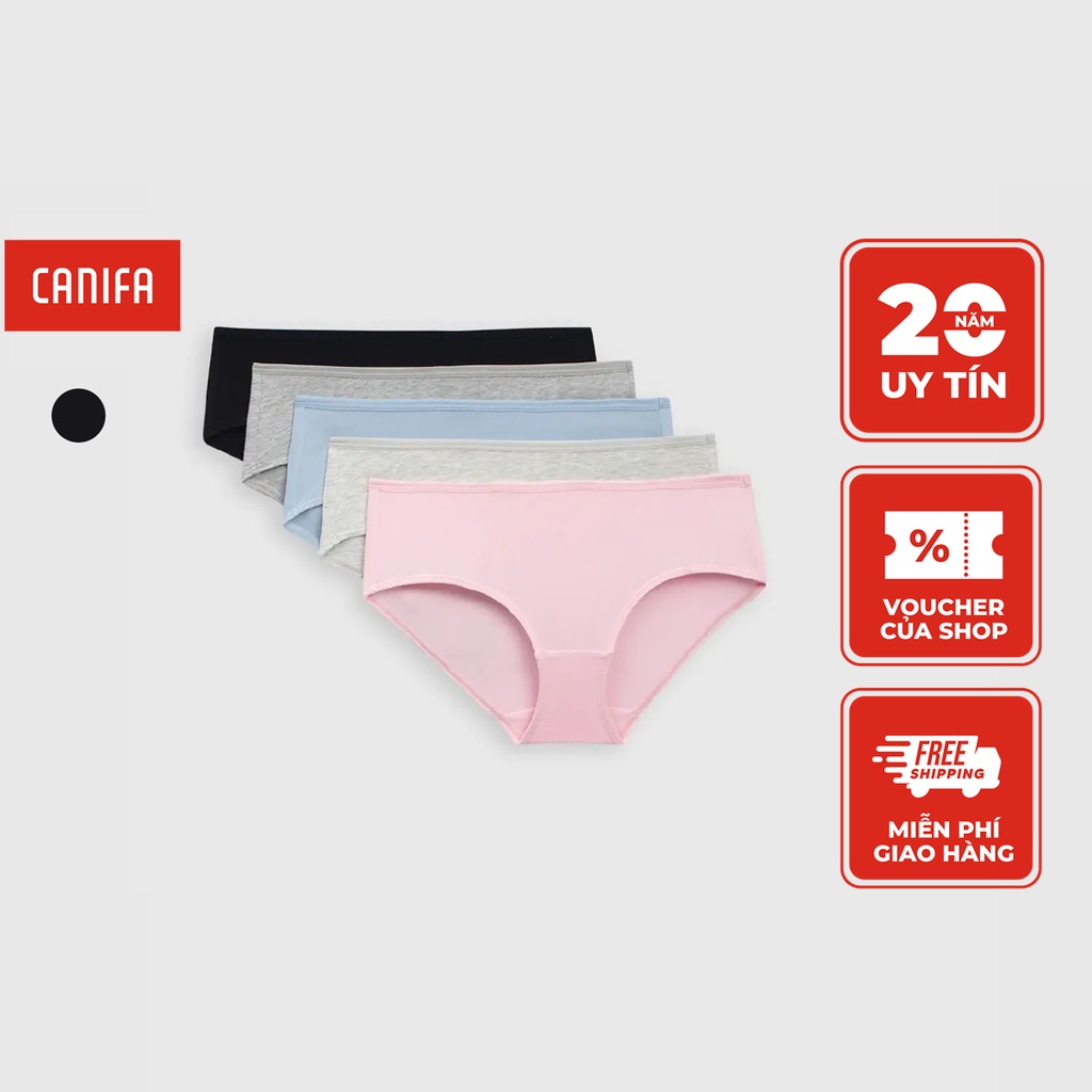 Combo quần lót nữ CANIFA chất liệu cotton co giãn khác màu ML23 6US23A001