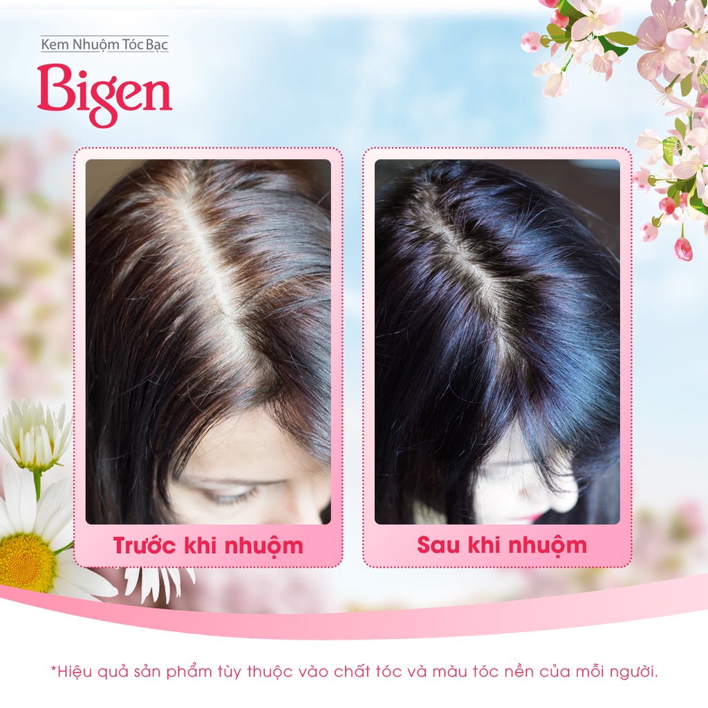 [KHUYẾN MÃI] Combo 2 hộp Thuốc nhuộm tóc phủ bạc Bigen Speedy Hair Color Conditioner 80ml/hộp, phủ bạc hoàn hảo