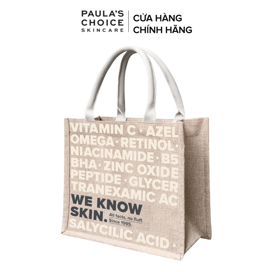 [HB GIFT] Túi cói thời trang Paula's Choice - Trị giá 300K