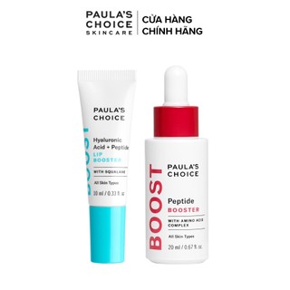 [Mã COSPAU1A giảm 8% đơn 400K] Bộ đôi tăng cường phục hồi từ Peptide Booster và Lip Booster Paula's Choice - 9580-9550