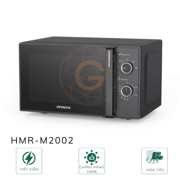 Lò Vi Sóng Cơ Hitachi HMR-M2002 20L Hàng Chính Hãng