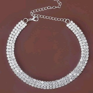 Vòng cổ nữ dự tiệc đính đá bling bling lấp lánh sexy quyến rũ sang trọng